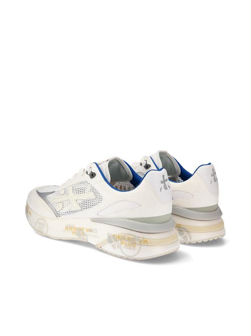 Sneakers in camoscio ecopelle e tessuto PREMIATA | MOERUN6732 BIANCO